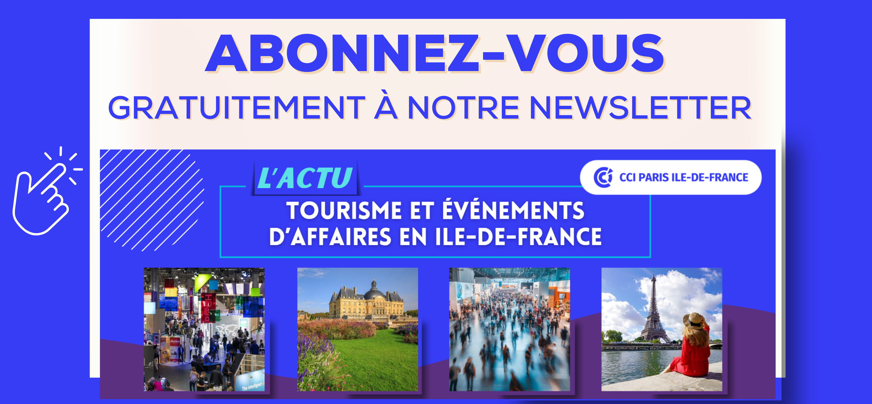 Newsletter abonnement tourisme
