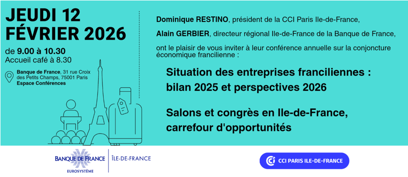 Conférence Banque de France - CCI Paris Ile-de-France