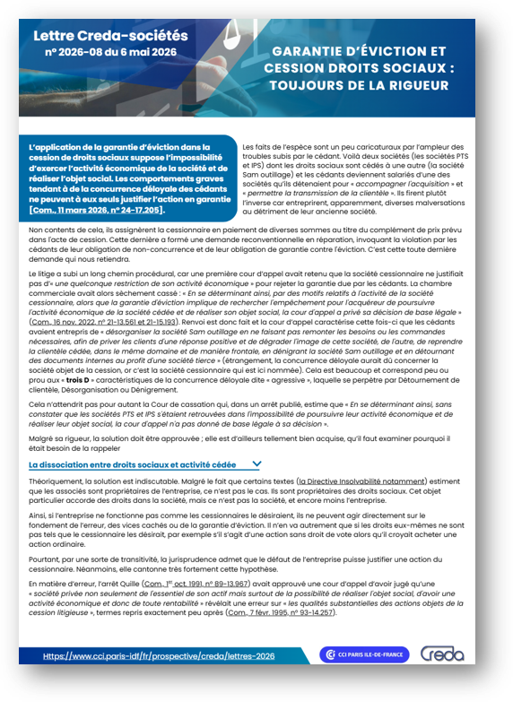 Lettre creda 2026-08