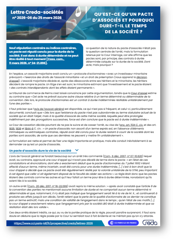 Lettre creda 2026-06