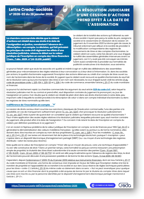 Lettre creda 2026-02