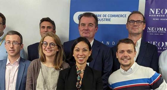 les équipes de CCI Normandie/CCI Paris Ile-de-France